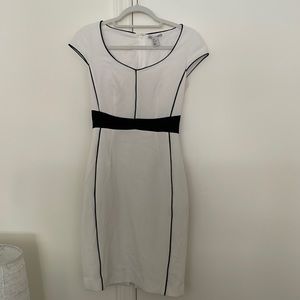 H&M white/black Business Dress